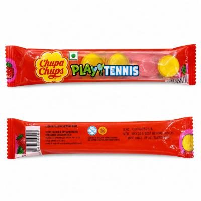 CHUPA CHUPS PLAY TENNIS LIQUID FILLED CHEWING GUM - 20g